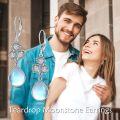 wholesale 925 Sterling Silver Blue Moonstone Drop Earring with Flower Design-0-4