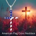 wholesale 925 Sterling Silver Cross Pendant With Blue Opal And Philippians Inscription-0-56