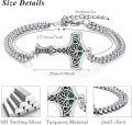 wholesale 925 Sterling Silver Abalone Shell Mjolnir Vegvisir Tree Of Life Bracelet For Men & Women-0-4
