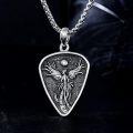wholesale 925 Sterling Silver Phoenix Bird Musical Note Pendant Necklace for Men & Women-0-1