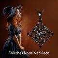 wholesale 925 Sterling Silver Moissanite Witches Knot Necklace Witch Jewelry for Women-0-100