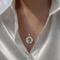 wholesale Sterling Silver Crystal Frog Pendant Necklace for Women Girls 18+2 -0-11