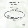 wholesale 925 Sterling Silver Moonstone  Urn Bracelet   for Men/Women-0-3