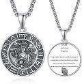 wholesale S925 Sterling Silver Virgo Zodiac Sign Pendant Necklaces for Men Women Astrology s-0-0