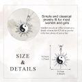 wholesale 925 Sterling Silver Yin Yang Sun Pendant Necklace  for Women-0-5