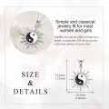 wholesale 925 Sterling Silver Yin Yang Sun Pendant Necklace  for Women-0-5