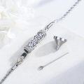 wholesale 925 Sterling Silver Tree of Life Urn Bracelet with Funnel and Spoon - Cremation Jewelry Ash Holder Keepsake-0-5