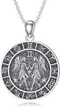 wholesale 925 Sterling Silver 925 Angelic Gemini Zodiac Pendant Necklace for Women - Elegant -0-0