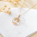 wholesale 14K Gold Tree Of Life Pendant Necklace For Women Fine s-0-2