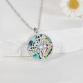wholesale 925 Sterling Silver Moissanite Witches Knot Necklace Witch Jewelry for Women-0-42