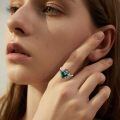 wholesale 925 Sterling Silver Skull Heart Ring-0-2