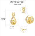 wholesale 14K Gold Infinity Love Pendant with Diamond Accents - Mother and Child Design Necklaces for Women's Gifts-0-2