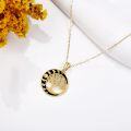 wholesale 14K Gold Black Onyx Tree Of Life Pendant Necklace for Women - Family Wisdom s-0-2