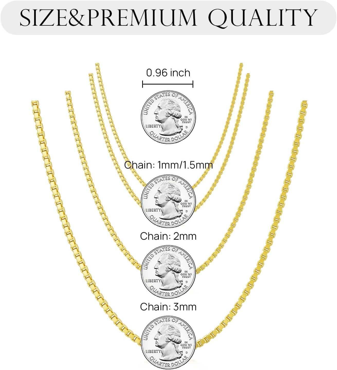 wholesale 925 Sterling Silver 14K Gold Plated Cubic Zirconia Cut Chain Necklace 1 3mm 16 26-0-1