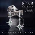 wholesale 925 Sterling Silver Green Starburst Moonstone Leverback Earrings-0-5