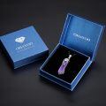 wholesale 925 Sterling Silver Skull With Blue Lapis Lazuli Crystal Pendant Necklace-0-13