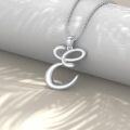 wholesale Sterling Silver 26 Letter Pendant Necklace-0-2