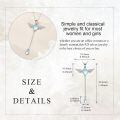 wholesale 925 Sterling Silver Blue Moonstone Heart & Wing Pendant Necklace for Women-0-3