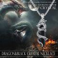 wholesale 925 Sterling Silver Black Obsidian Dragon Pendant Necklace for Men & Women-0-4