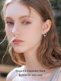 wholesale TOUPOP Flamingos Hoop Earrings For Women Sterling Silver Flamingos Earrings Jewelry For Women -0-1