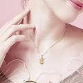 wholesale 925 Sterling Silver Sunflower And Bee Pendant Necklace-0-1