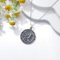 wholesale 925 Sterling Silver Scorpio Zodiac Sign Necklace with Cubic Zirconia for Women Girls Astrology Gift 48 Chain Length-0-1