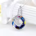 TOUPOP Sterling Silver Butterfly Cremation Jewelry Memorial Urn Necklace-0-2