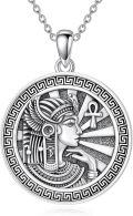 wholesale 925 Sterling Silver & Gemstone Cleopatra Egyptian Necklace, 18 Adjustable, Hypoallergenic, Gift Box-0-0