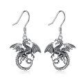 wholesale 925 Sterling Silver Dragon Drop Earrings for Women and Girls-0-0