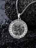 wholesale 925 Sterling Silver Norse God Frigg Pendant Necklace  Viking Jewelry for Men-0-4