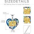 wholesale 925 Sterling Silver Heart-Shaped Pendant with Four Girls and Rose Design - Perfect Gift for Sisters or Mom-0-3