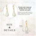 wholesale 925 Sterling Silver Black Onyx Butterfly Drop Earrings 14k Gold Plated-0-4