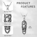 wholesale 925 Sterling Silver Metal Stone Virgin Mary Pendant Necklace for Women Men Christian s-0-3