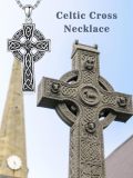 wholesale 925 Sterling Silver Celtic Knot Cross Pendant on 24+2 Chain - Mens Jewelry-0-2