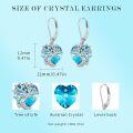wholesale Sterling Silver Austrian Crystal Tree of Life Dangle Earrings-0-4