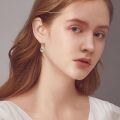 wholesale 925 Sterling Silver Daisy Drop Earrings Wholesale With Citrine Stones-0-3