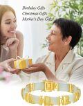 wholesale 18kt Gold Plated Sterling Silver Jade Bracelet for Women Fine Jewelry Gift-0-32