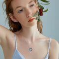 wholesale 925 Sterling Silver Blue Frog Hanging Necklace Wholesale Pendant-0-3