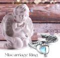 wholesale 925 Sterling Silver Moonstone Footprint & Angel Wings Adjustable Thumb Ring Memory Jewelry-0-3