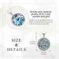 wholesale Sterling Silver & Abalone Shell Filigree Butterfly Pendant Necklace - Elegant Transformation Jewelry Gift for Women-0-4