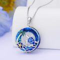 wholesale TOUPOP Sea Turtle Gifts Sterling Silver Tropical Palm Tree Ocean Pendant Crystal Sea Turtles Jewelry Christmas Summer Gifts For Women Her -0-3