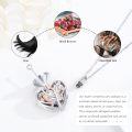 wholesale 925 Sterling Silver Heart Tree of Life Cremation Jewelry Keepsake Memorial Ashes Holder Urn Pendant Necklace-0-5