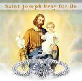 wholesale 925 Sterling Silver Saint Joseph Pray for Us Charm Bracelet-0-1