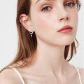 wholesale 925 Sterling Silver Butterfly Moonstone Drop Hoop Earrings-0-3