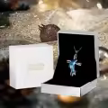 TOUPOP Sterling Silver Crystal Dolphin Necklace Women's Jewelry Gifts-0-3