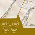 wholesale 925 Sterling Silver Box Link Chain Necklace 18-30 for Women & Men-0-4