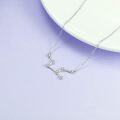 wholesale 925 Sterling Silver Austrian Crystal Zodiac Necklace - 12 Constellations Astrology s for Women-0-1