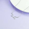 wholesale 925 Sterling Silver Zodiac Constellation Zircon Necklace-0-1