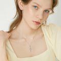 wholesale 925 Sterling Silver Opal And Zircon Pendant Necklace-0-3