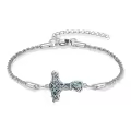 wholesale 925 Sterling Silver Norse VegvÃ­sir Compass Thor's Hammer Rune Charm Bracelet-0-0